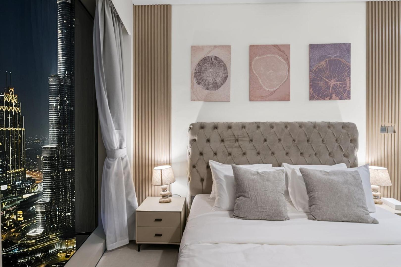 Grande Signature By Emaar - New Luxury 2br W Panoramic Burj Khalifa & Fountain Show Views Dubai